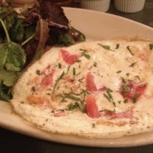 Gluten-free omelette from Freemans Restaurant